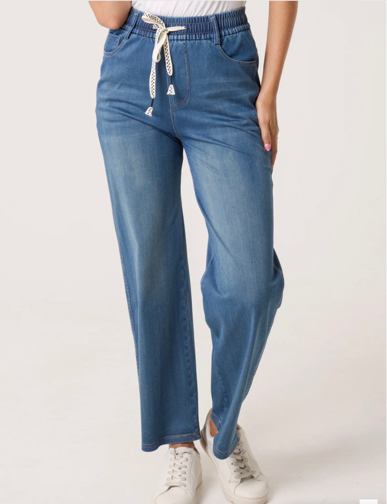 Denim Look soft Touch Trouser