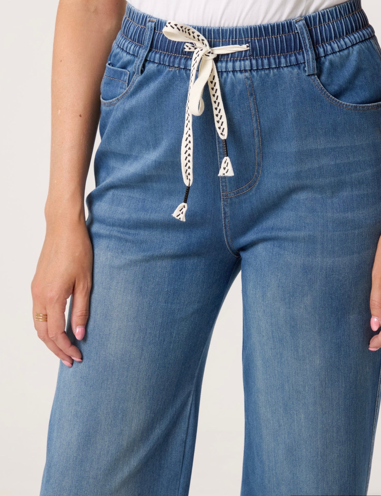 Denim Look soft Touch Trouser