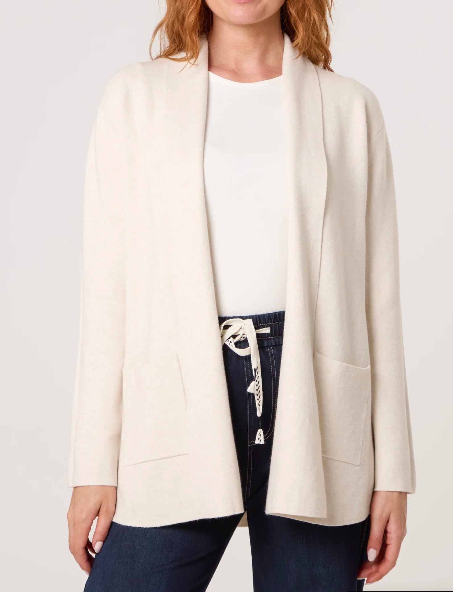 Pocket Detail Longline knit Cardigan