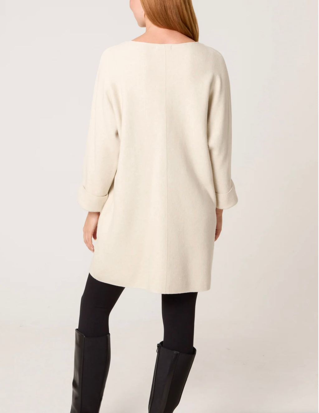 Tunic Gold Button Front Seam