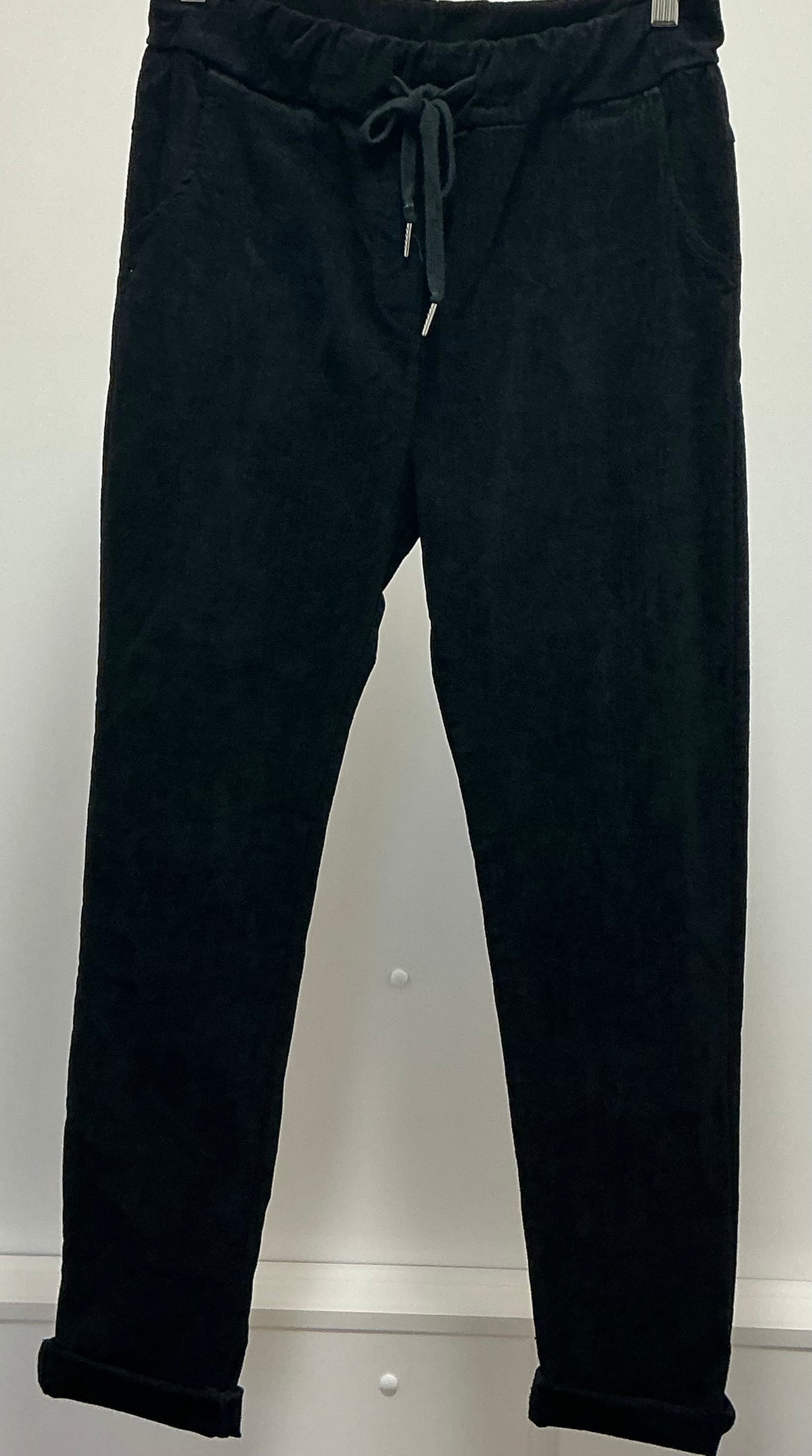 Ultra fine Needle Cord Magic Trouser