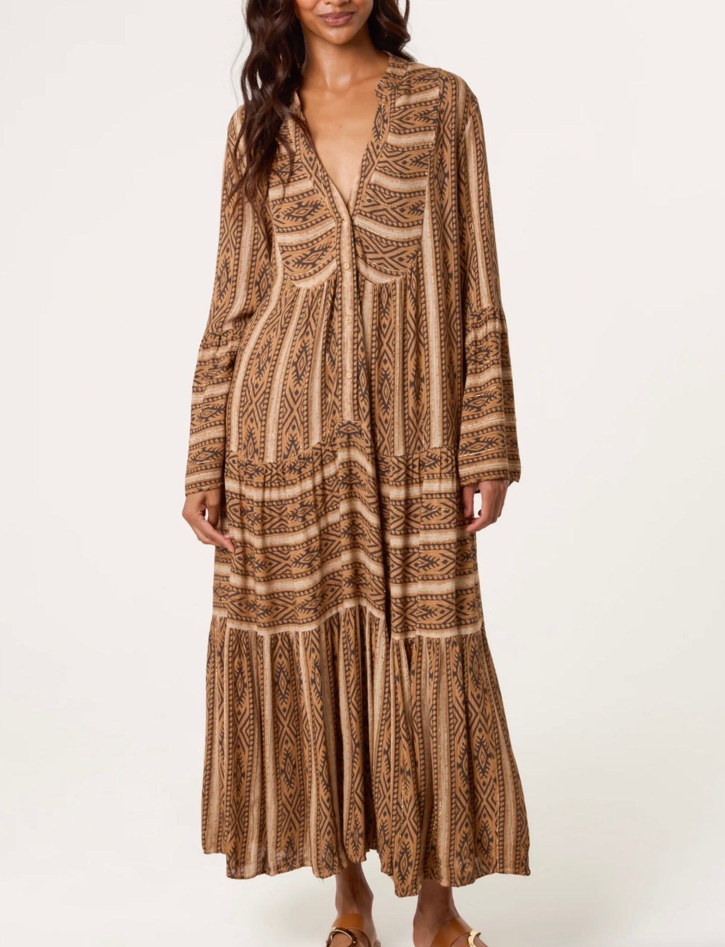 Aztec Tunic Long Dress