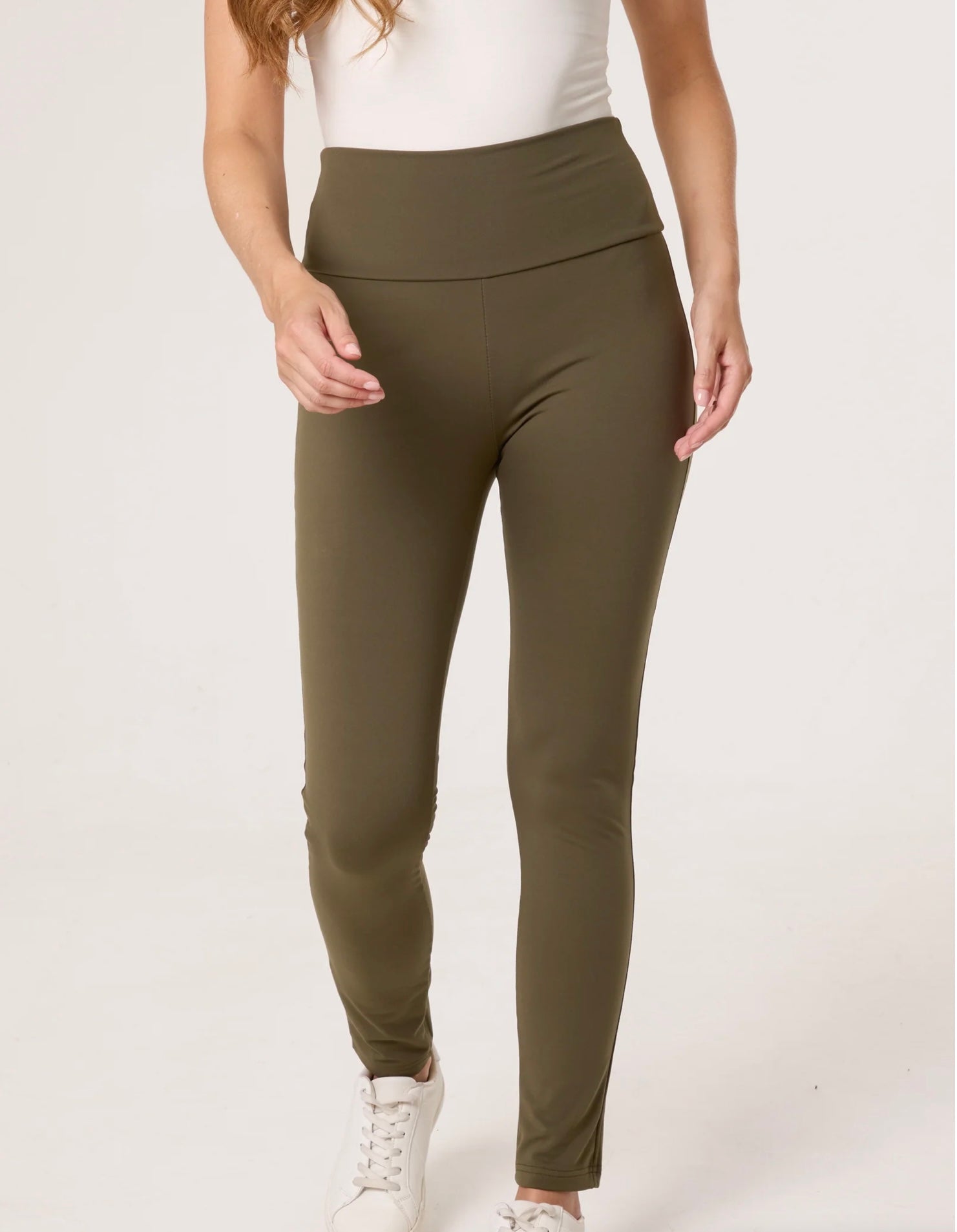 Leggings High Waist Band fleece Lined
