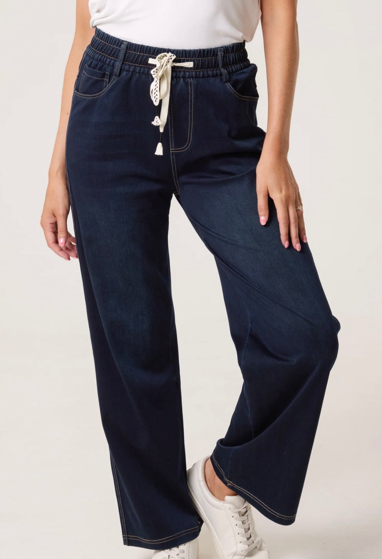 Denim Look soft Touch Trouser