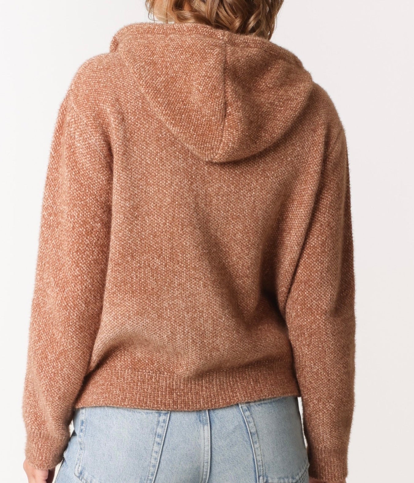 Zip Up Soft feel fluffy Hoodie