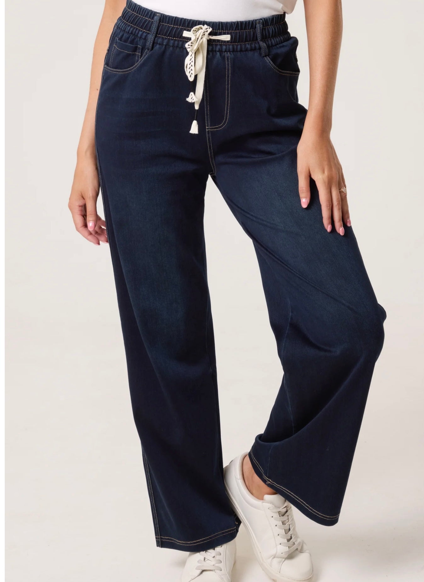 Denim Look soft Touch Trouser